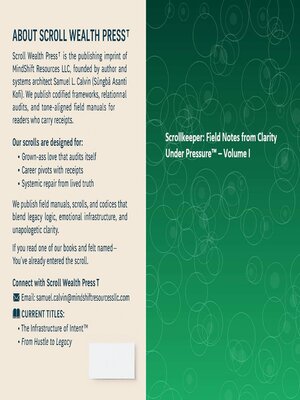cover image of Scrollkeeper, Volume 1